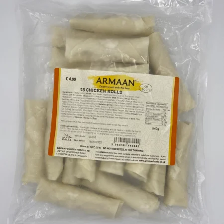 Frozen Armaan 18 Chicken Rolls