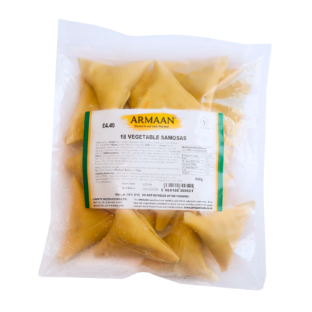 Frozen Armaan 18 Vegetable Samosas