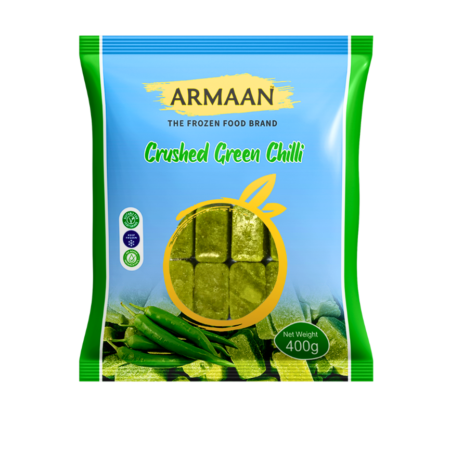 Armaan Crushed Green Chilli 400g