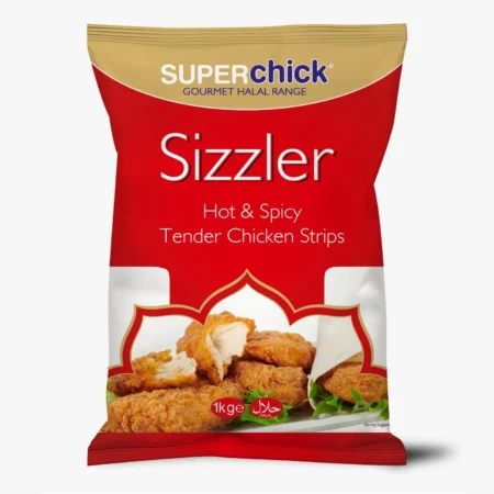 Frozen Superchick Hot & Spicy Tender Chicken Strips 1kg