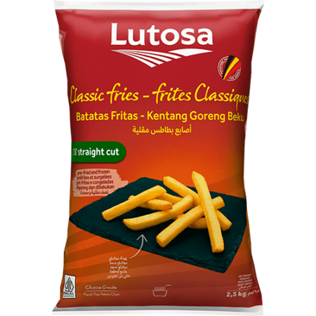 Frozen Lutosa French Fries 2.5kg