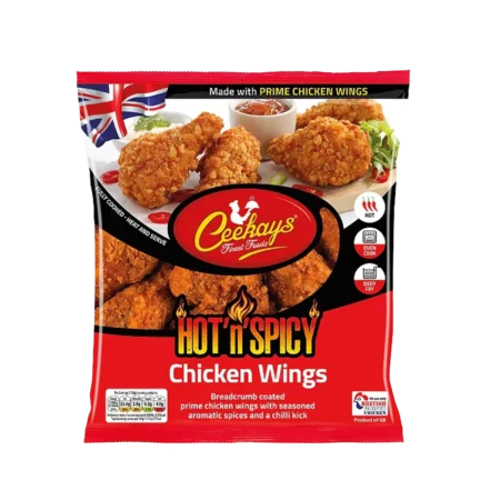 Frozen Ceekays Hot N Spicy Breaded Chicken Wings 600g