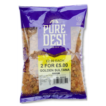 Golden Sultana (Kishmish) 500g (Pure Desi)