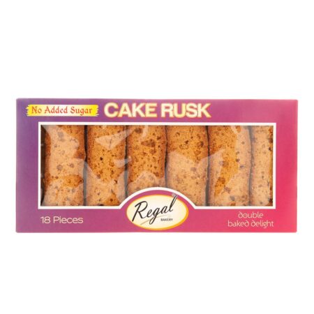 Regal Cake Rusk No Added Suger 18 pcs