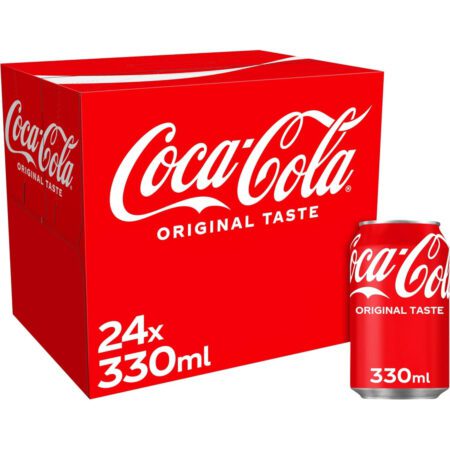Coca-Cola Original Taste Cans 330ml x 24